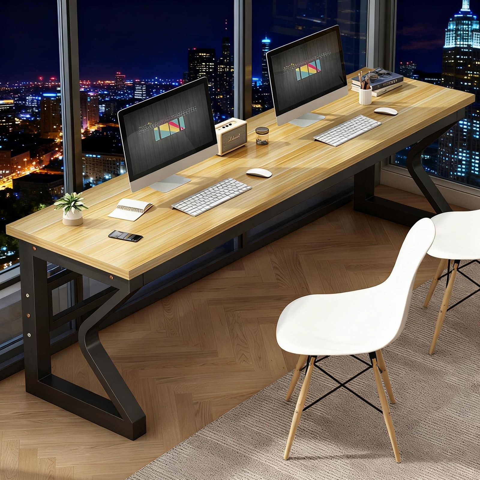 Amazon.co.jp: ZEOPLE ゲーミングデスク PCデスク パソコン